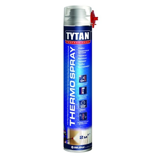 Пена / Tytan Professional / THERMOSPRAY / напыляемая теплоизоляция профес. / 870 мл