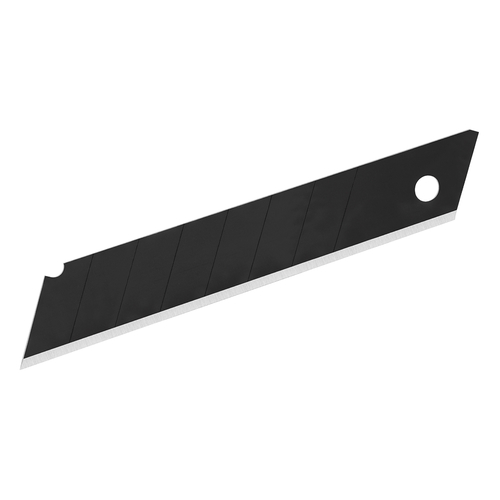 Лезвия для ножа 18мм / сегментированные вороненые 5 шт.