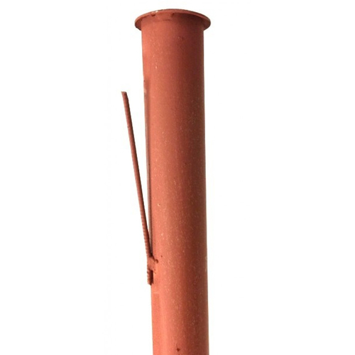 Столбик для рабицы / d=51мм / дл.1,5мм с заглушкой 2,3 м.