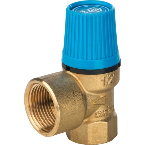 STOUT Клапан предохранительный для систем водоснабжения 6x1/2 (курок)