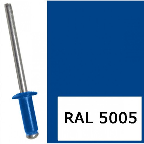 Заклепки RAL 5005 комб. 4,0х10 / цинк