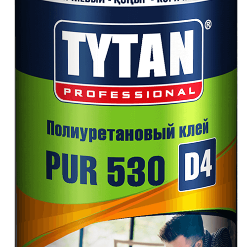 Клей / Tytan Professional / PUR 530 / для столярных работ, полиуретановый / D4 750 мл