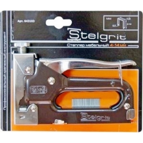 Cтеплер мебельный / "STELGRIT" / для скоб 4-14х0,7 мм